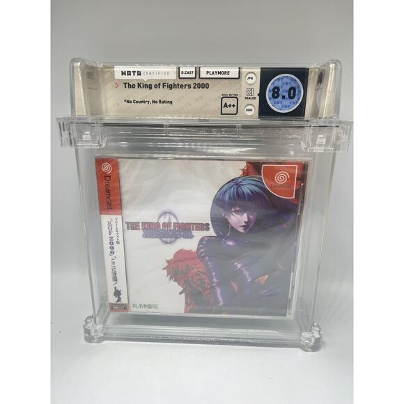 The King of Fighters 2000 (Sega Dreamcast,2000) Sealed WATA Graded 8.0 - JP RARE - Picture 2 of 14